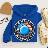 Nebraska Blue Dot Democratic 2nd District Omaha Kamala 2024 Hoodie thumb 4