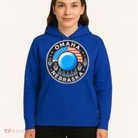 Nebraska Blue Dot Democratic 2nd District Omaha Kamala 2024 Hoodie thumb 5