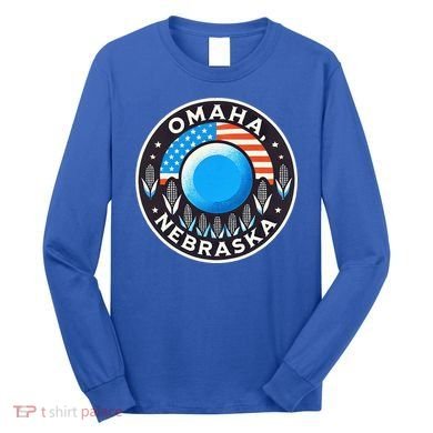 Nebraska Blue Dot Democratic 2nd District Omaha Kamala 2024 Long Sleeve Shirt