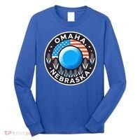 Nebraska Blue Dot Democratic 2nd District Omaha Kamala 2024 Long Sleeve Shirt thumb 0