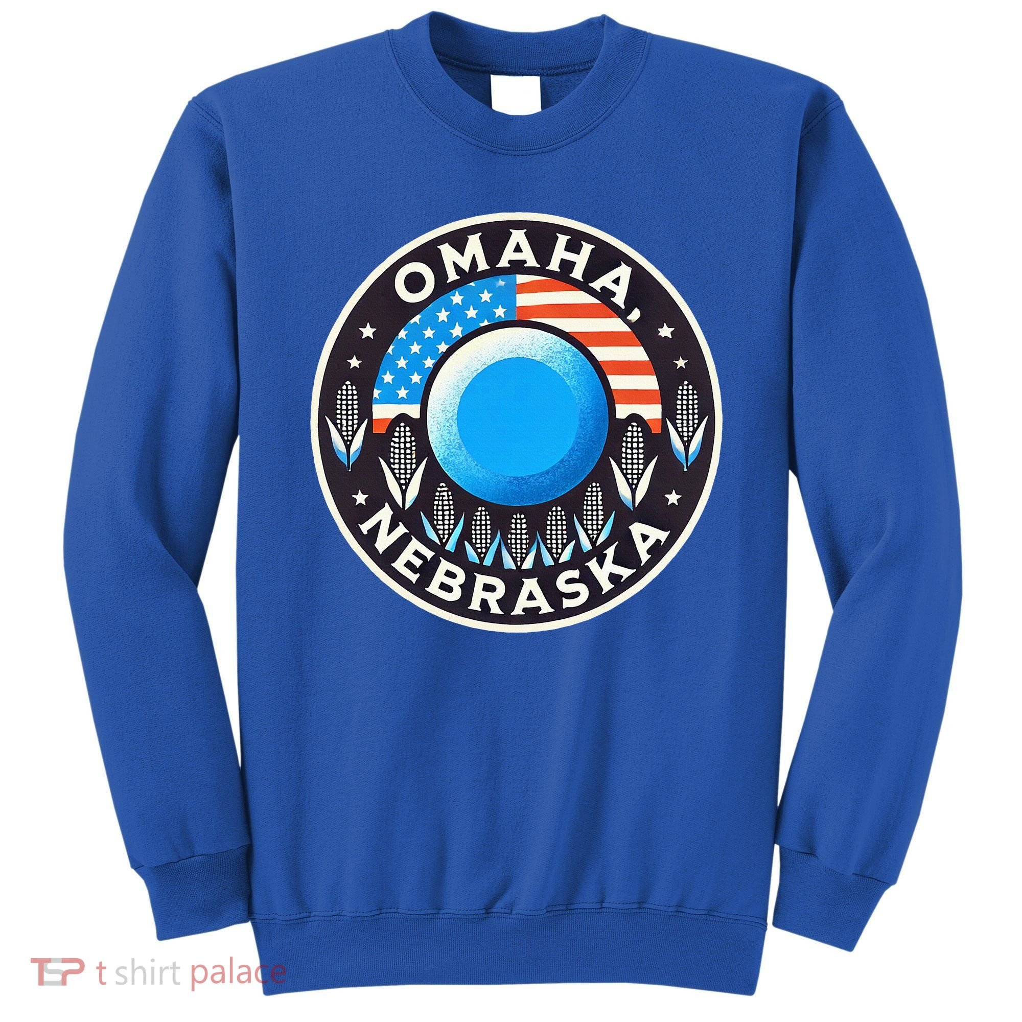 Nebraska Blue Dot Democratic 2nd District Omaha Kamala 2024 Sweatshirt