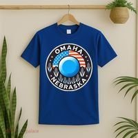 Nebraska Blue Dot Democratic 2nd District Omaha Kamala 2024 T-Shirt thumb 2