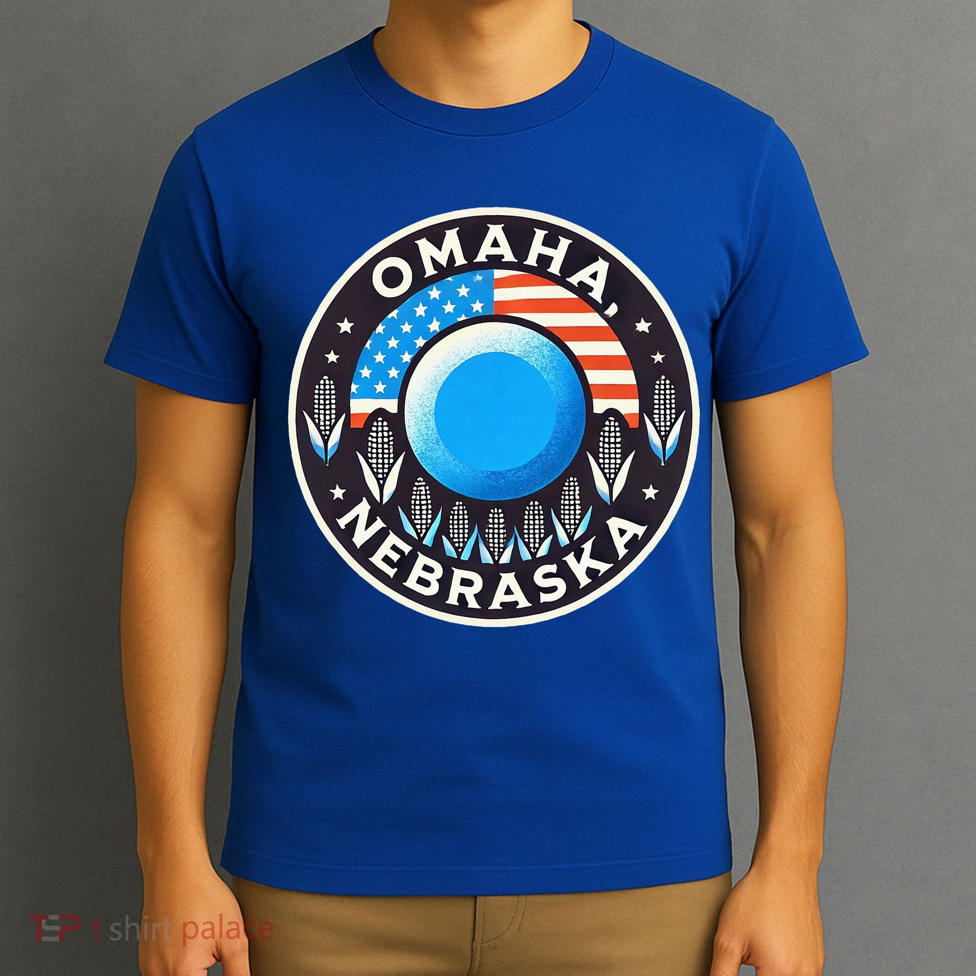 Nebraska Blue Dot Democratic 2nd District Omaha Kamala 2024 T-Shirt