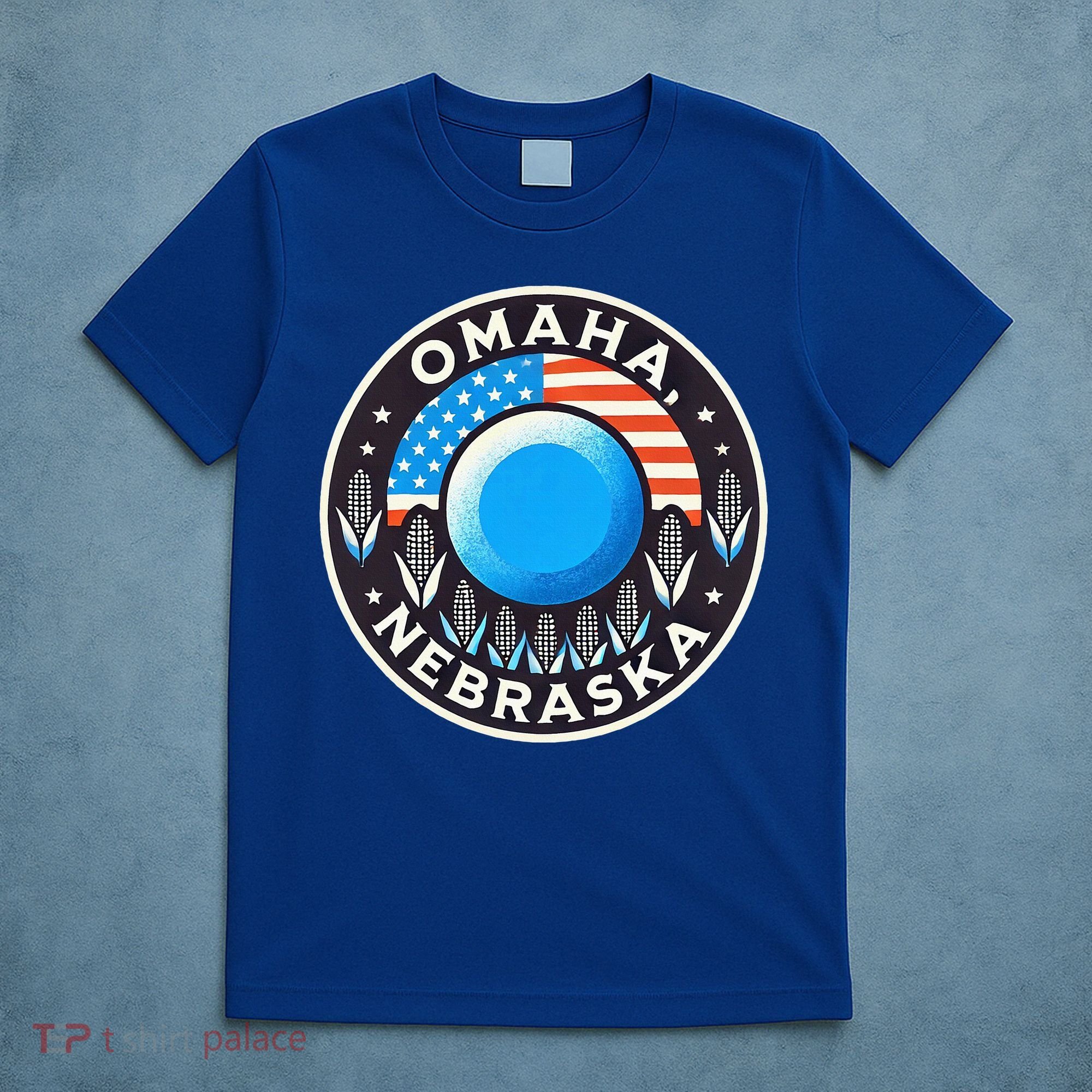 Nebraska Blue Dot Democratic 2nd District Omaha Kamala 2024 T-Shirt