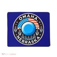 Nebraska Blue Dot Democratic 2nd District Omaha Kamala 2024 Mousepad thumb 0