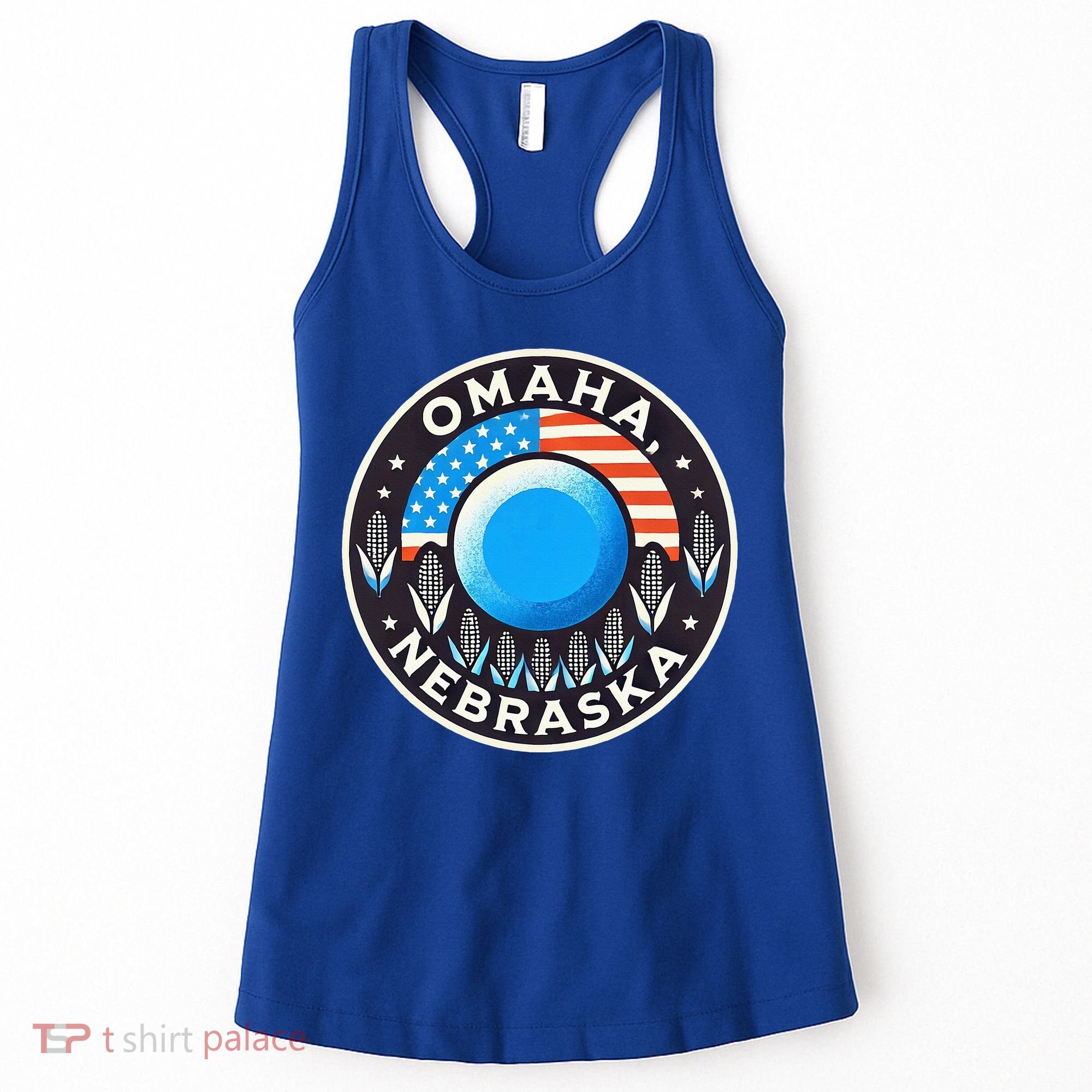 Nebraska Blue Dot Democratic 2nd District Omaha Kamala 2024 Women's Tank Top