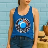 Nebraska Blue Dot Democratic 2nd District Omaha Kamala 2024 Women's Tank Top thumb 2