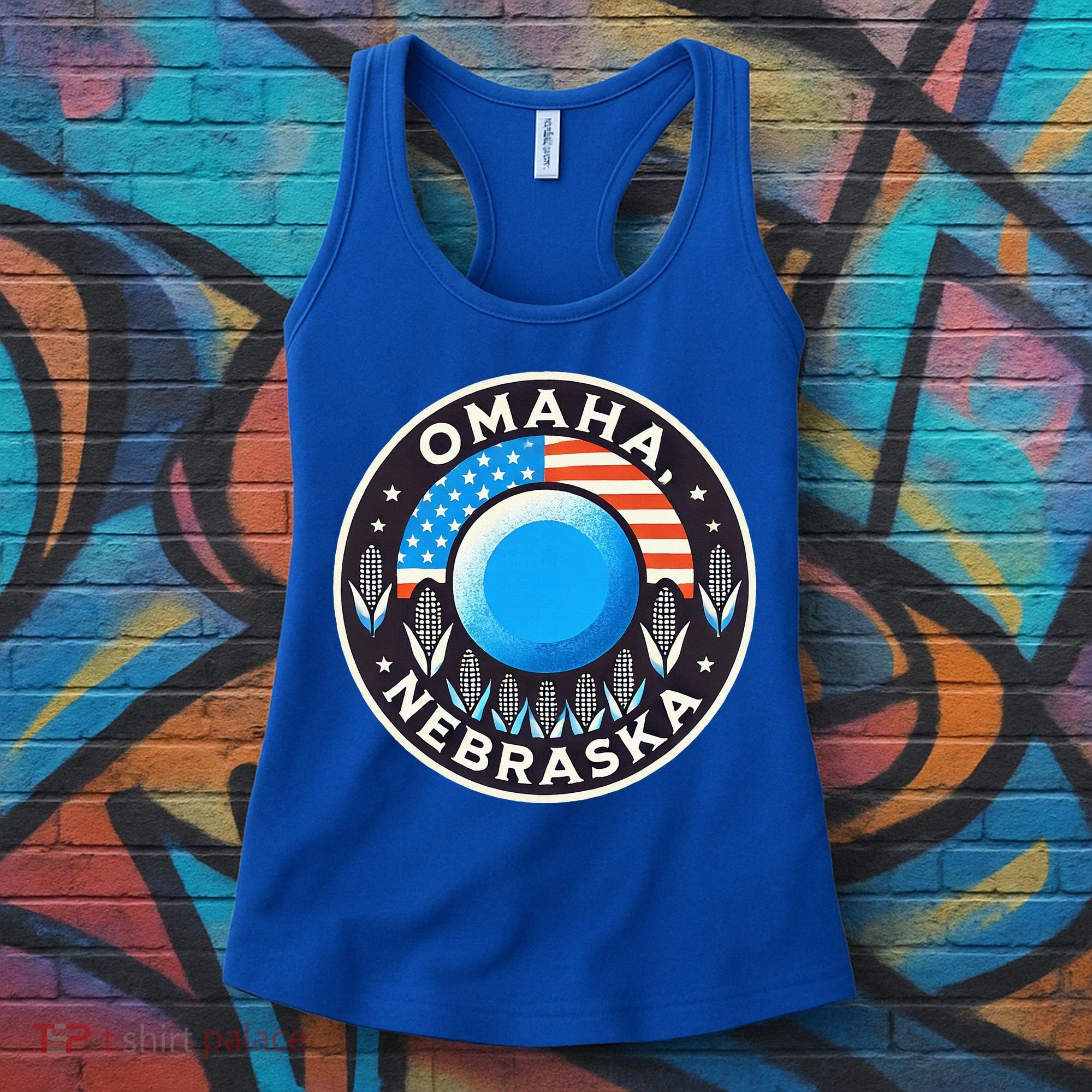 Nebraska Blue Dot Democratic 2nd District Omaha Kamala 2024 Women's Tank Top