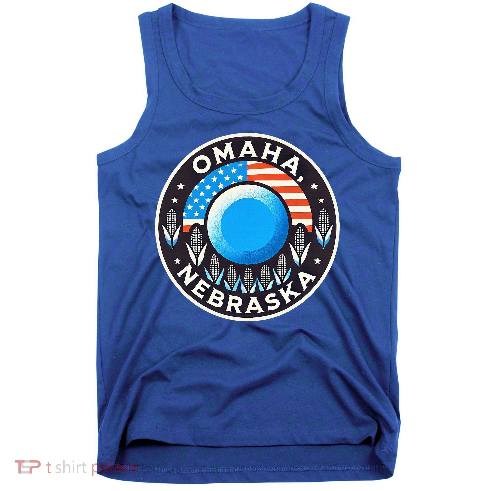 Nebraska Blue Dot Democratic 2nd District Omaha Kamala 2024 Tank Top
