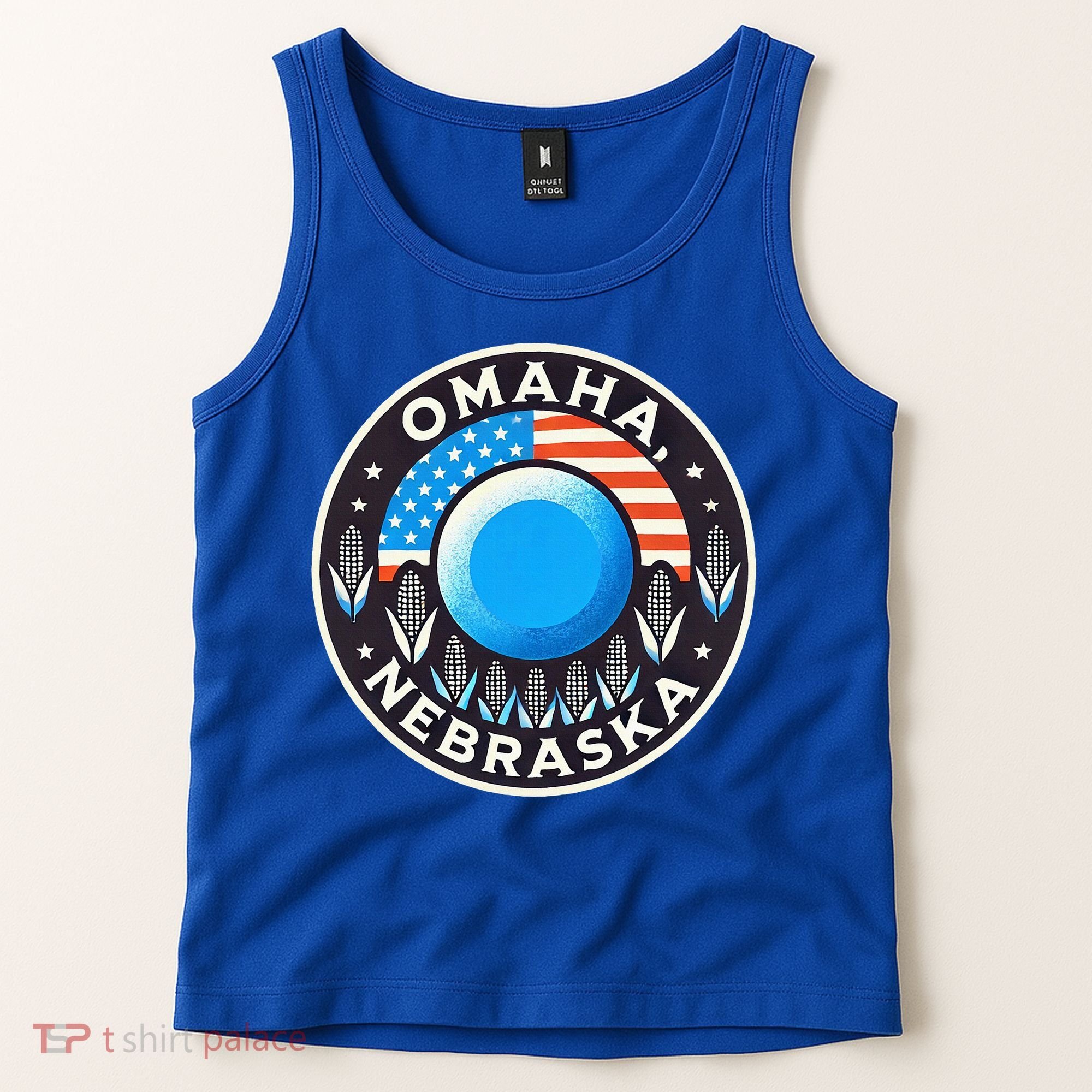 Nebraska Blue Dot Democratic 2nd District Omaha Kamala 2024 Tank Top