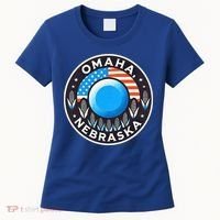 Nebraska Blue Dot Democratic 2nd District Omaha Kamala 2024 Women's T-Shirt thumb 0