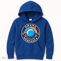 Nebraska Blue Dot Democratic 2nd District Omaha Kamala 2024 Kids Hoodie thumb 0