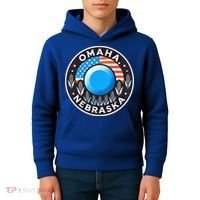 Nebraska Blue Dot Democratic 2nd District Omaha Kamala 2024 Kids Hoodie thumb 4