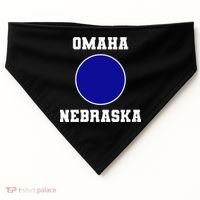 Nebraska Blue Dot Democratic 2nd District Omaha USA-Made Doggie Bandana thumb 0