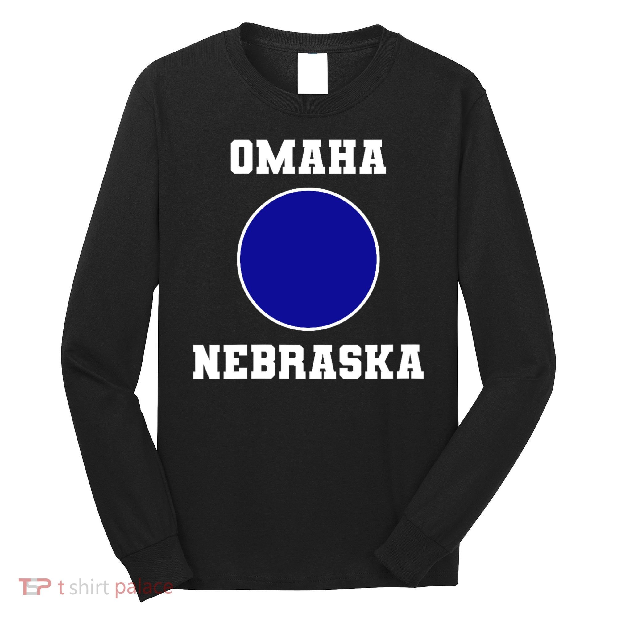 Nebraska Blue Dot Democratic 2nd District Omaha Long Sleeve Shirt