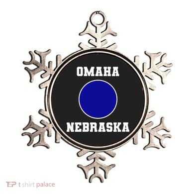 Nebraska Blue Dot Democratic 2nd District Omaha Ornament