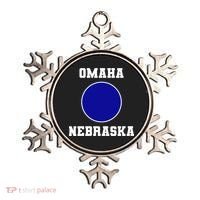 Nebraska Blue Dot Democratic 2nd District Omaha Ornament thumb 0