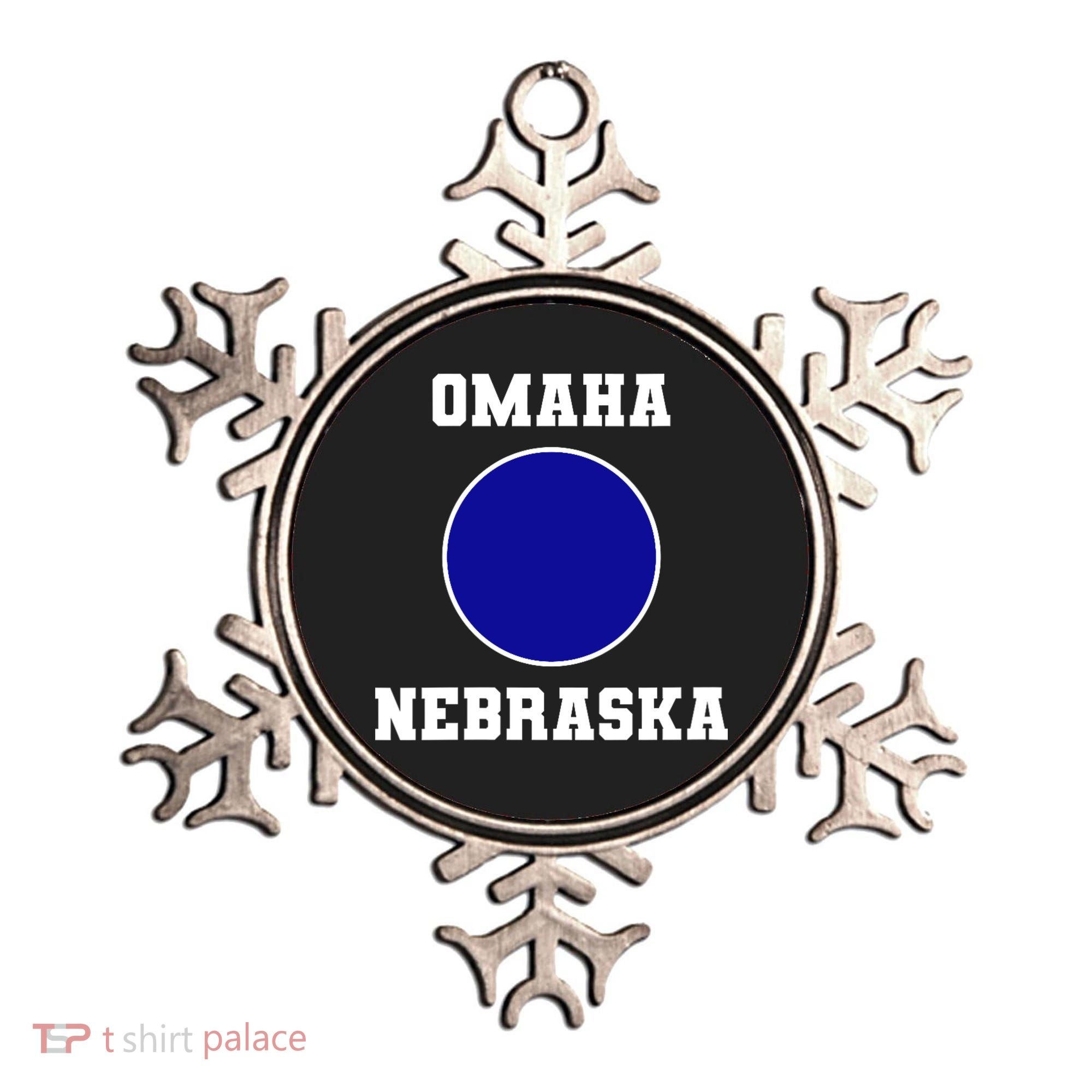 Nebraska Blue Dot Democratic 2nd District Omaha Ornament