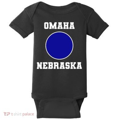 Nebraska Blue Dot Democratic 2nd District Omaha Baby Bodysuit