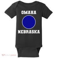 Nebraska Blue Dot Democratic 2nd District Omaha Baby Bodysuit thumb 0