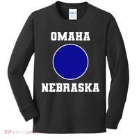 Nebraska Blue Dot Democratic 2nd District Omaha Kids Long Sleeve Shirt thumb 0