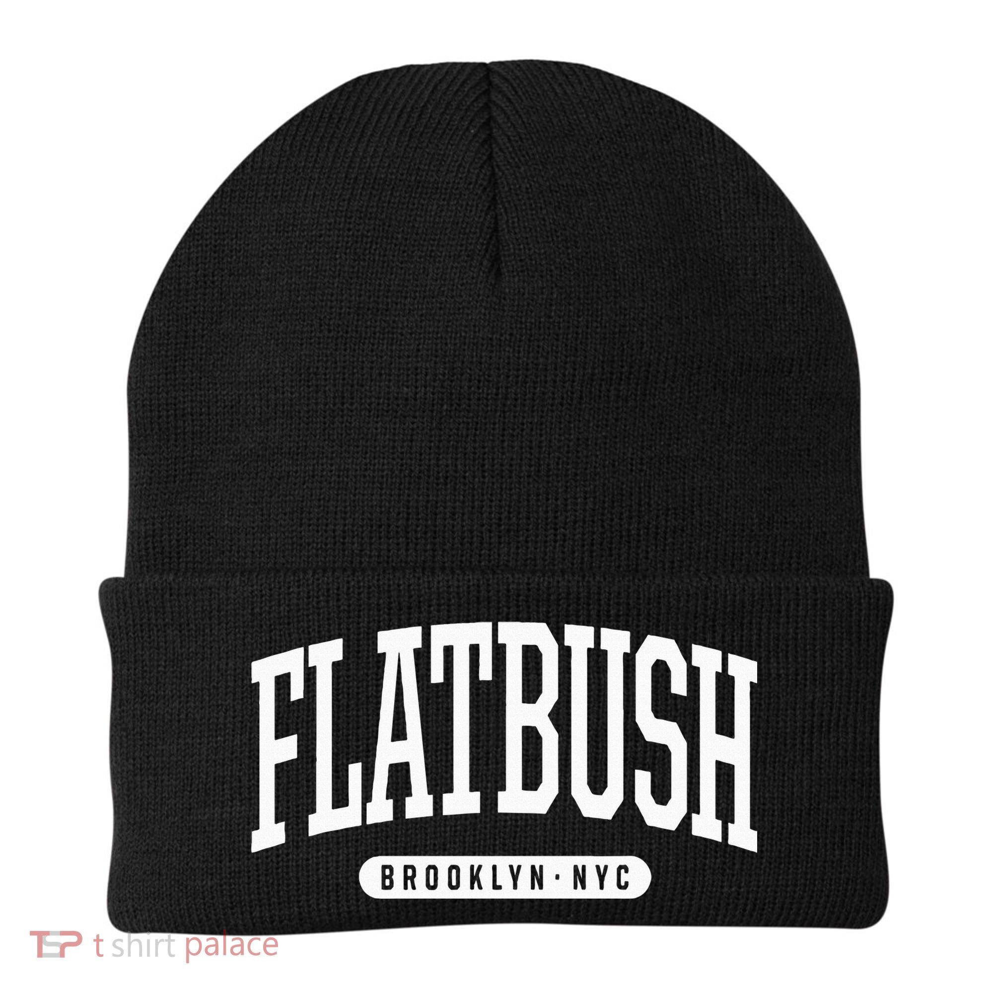 Nyc Borough Flatbush Brooklyn New York Beanie