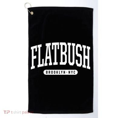 Nyc Borough Flatbush Brooklyn New York Golf Towel