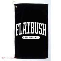 Nyc Borough Flatbush Brooklyn New York Golf Towel thumb 0