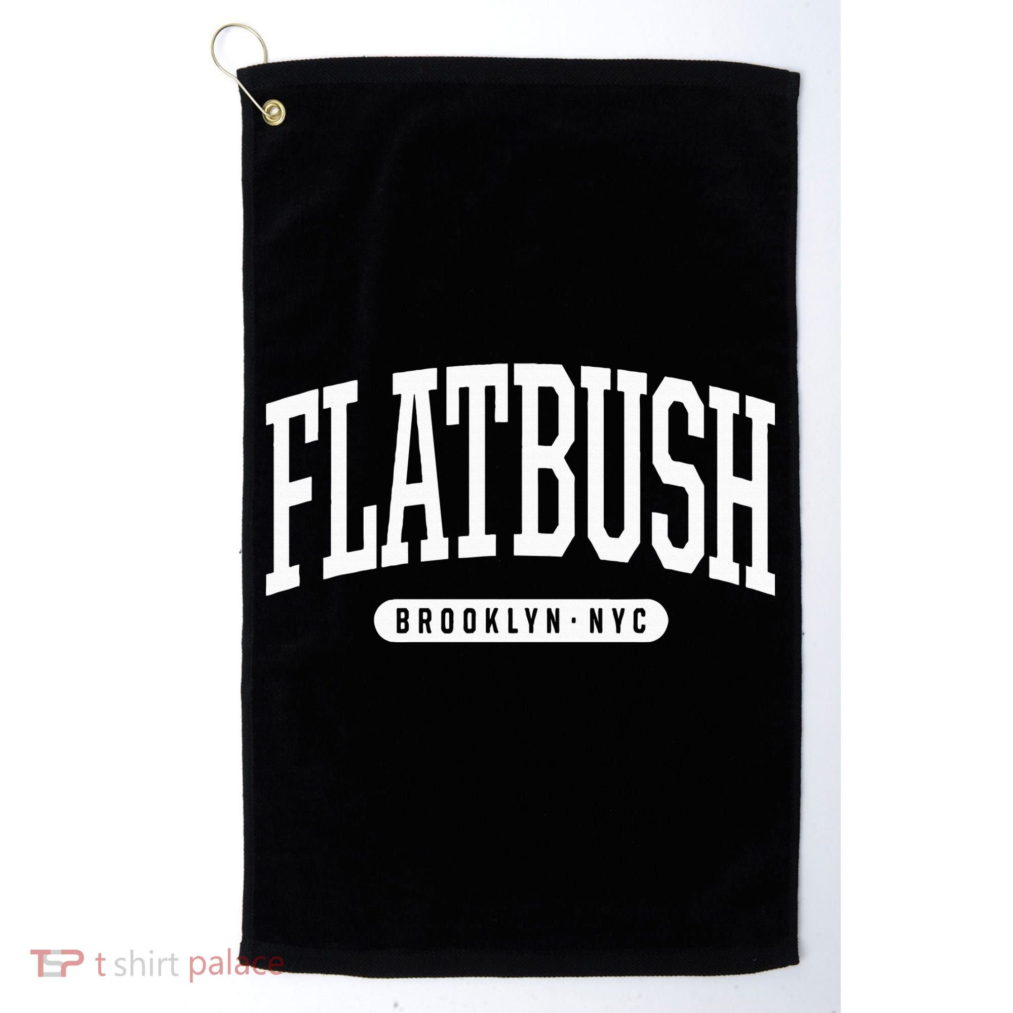 Nyc Borough Flatbush Brooklyn New York Golf Towel