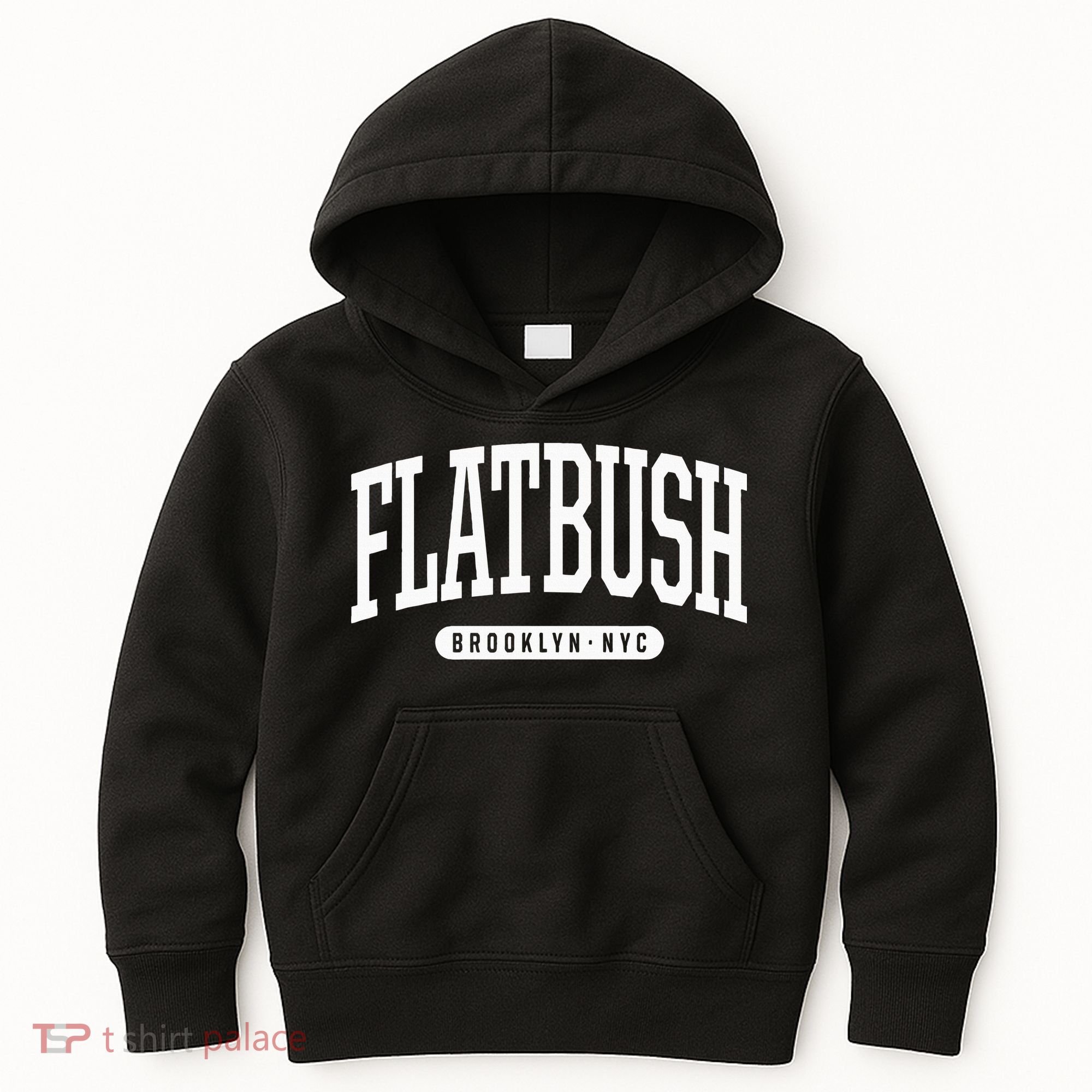 Nyc Borough Flatbush Brooklyn New York Kids Hoodie