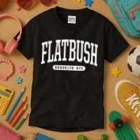Nyc Borough Flatbush Brooklyn New York Kids T-Shirt thumb 3