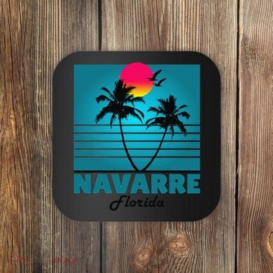 Navarre Beach Florida Fl Summer Seagulls Souvenirs Coaster