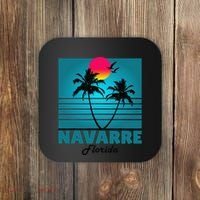 Navarre Beach Florida Fl Summer Seagulls Souvenirs Coaster thumb 0