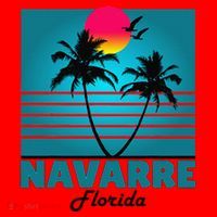 Navarre Beach Florida Fl Summer Seagulls Souvenirs Santa Hat thumb 1