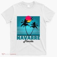 Navarre Beach Florida Fl Summer Seagulls Souvenirs T-Shirt thumb 0