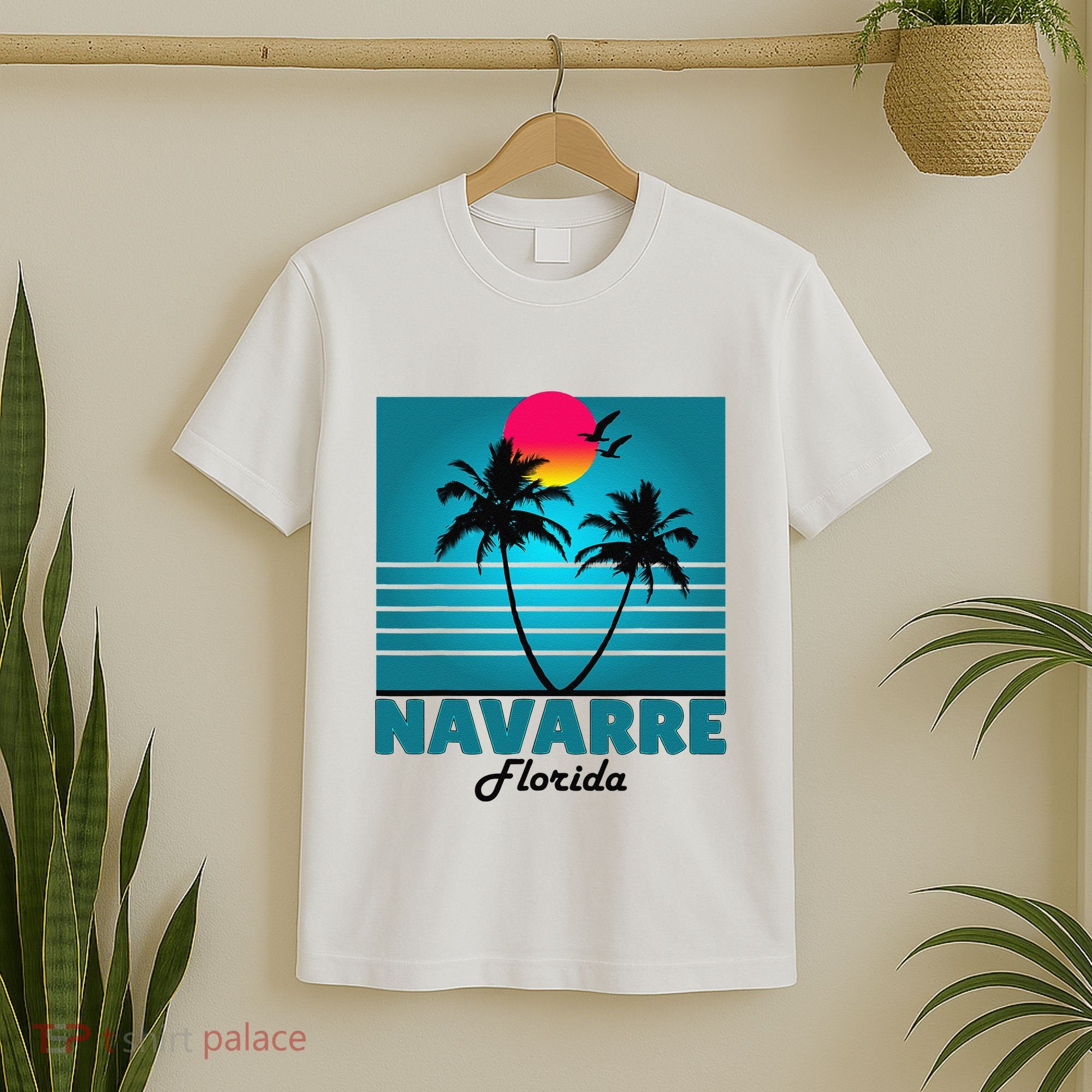 Navarre Beach Florida Fl Summer Seagulls Souvenirs T-Shirt