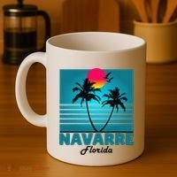 Navarre Beach Florida Fl Summer Seagulls Souvenirs Coffee Mug thumb 4