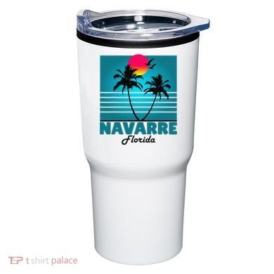 Navarre Beach Florida Fl Summer Seagulls Souvenirs Tumbler