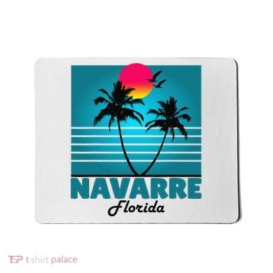 Navarre Beach Florida Fl Summer Seagulls Souvenirs Mousepad