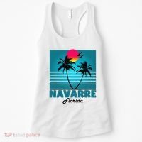 Navarre Beach Florida Fl Summer Seagulls Souvenirs Women's Tank Top thumb 0