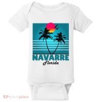 Navarre Beach Florida Fl Summer Seagulls Souvenirs Baby Bodysuit thumb 0