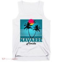 Navarre Beach Florida Fl Summer Seagulls Souvenirs Tank Top thumb 0