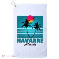 Navarre Beach Florida Fl Summer Seagulls Souvenirs Golf Towel thumb 0