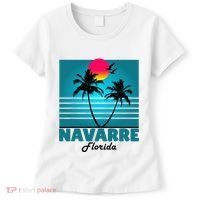 Navarre Beach Florida Fl Summer Seagulls Souvenirs Women's T-Shirt thumb 0