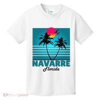 Navarre Beach Florida Fl Summer Seagulls Souvenirs Kids T-Shirt thumb 0