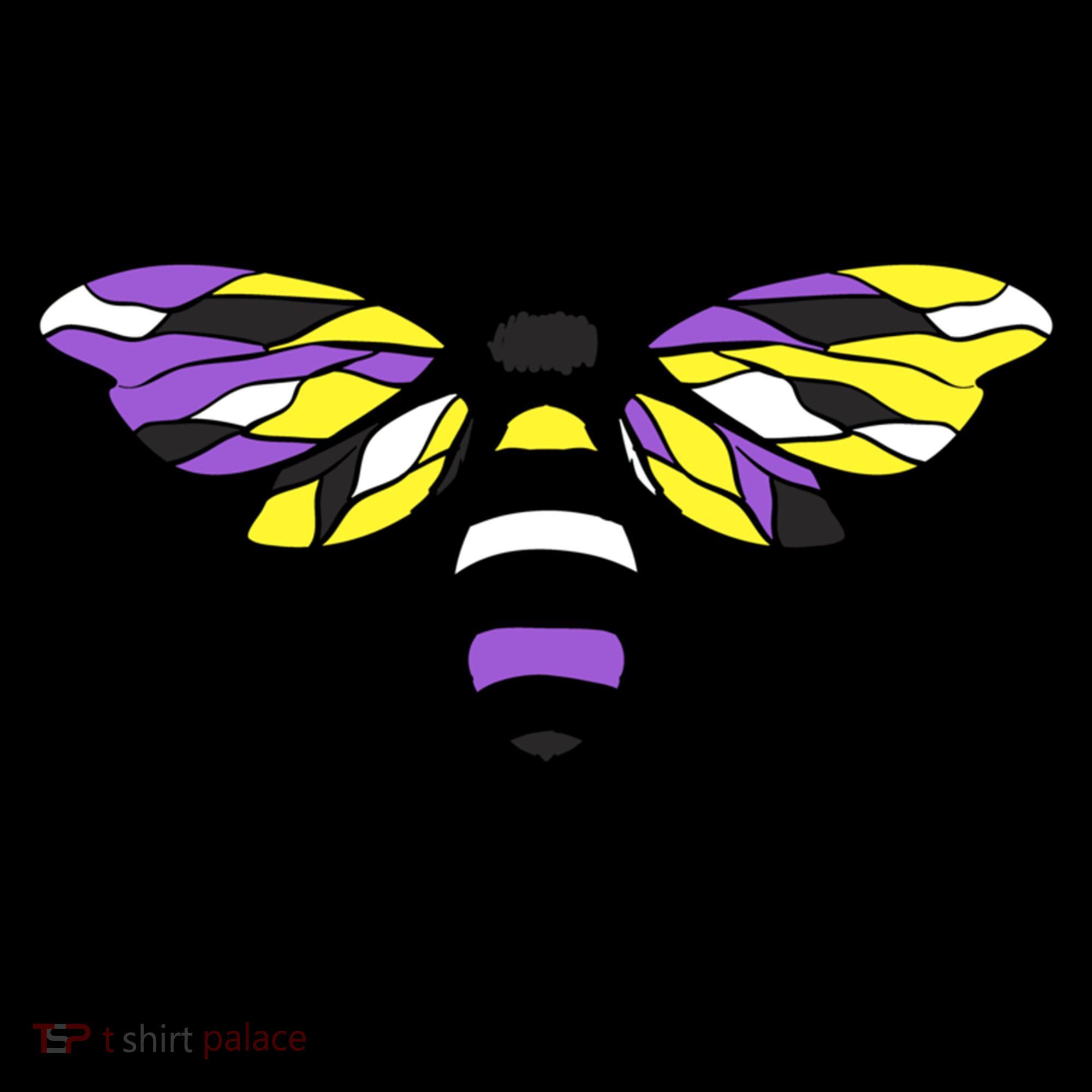Non Binary Flag Bee Funny Proud Lgbtq Ally Nonbinary Pride Gift Backpack