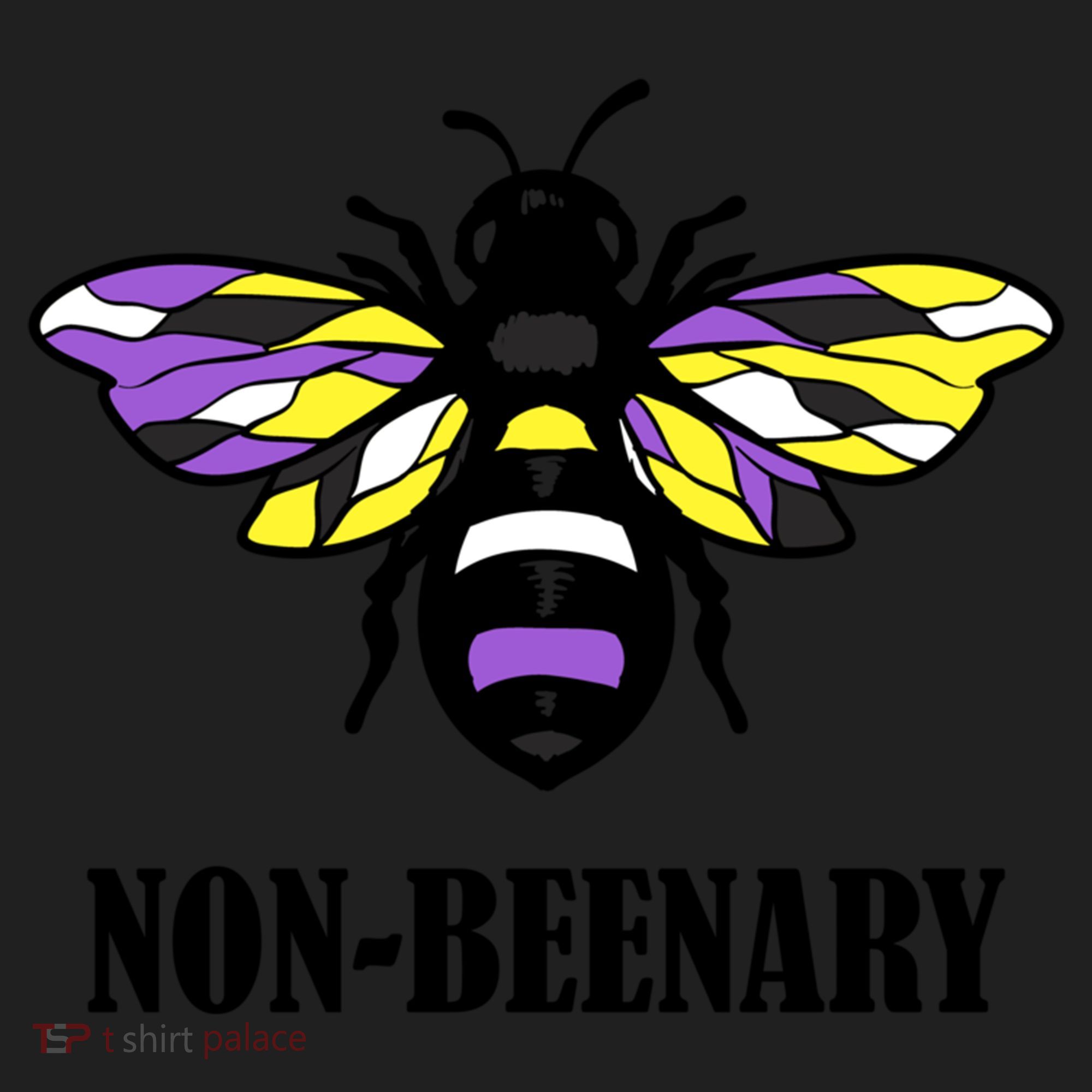 Non Binary Flag Bee Funny Proud Lgbtq Ally Nonbinary Pride Gift Beanie
