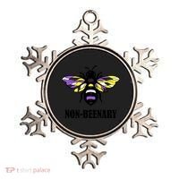 Non Binary Flag Bee Funny Proud Lgbtq Ally Nonbinary Pride Gift Ornament thumb 0