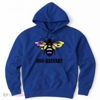 Non Binary Flag Bee Funny Proud Lgbtq Ally Nonbinary Pride Gift Hoodie thumb 0