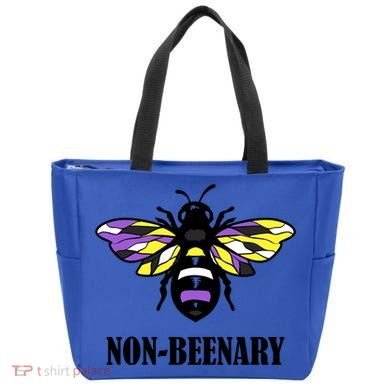 Non Binary Flag Bee Funny Proud Lgbtq Ally Nonbinary Pride Gift Tote Bag